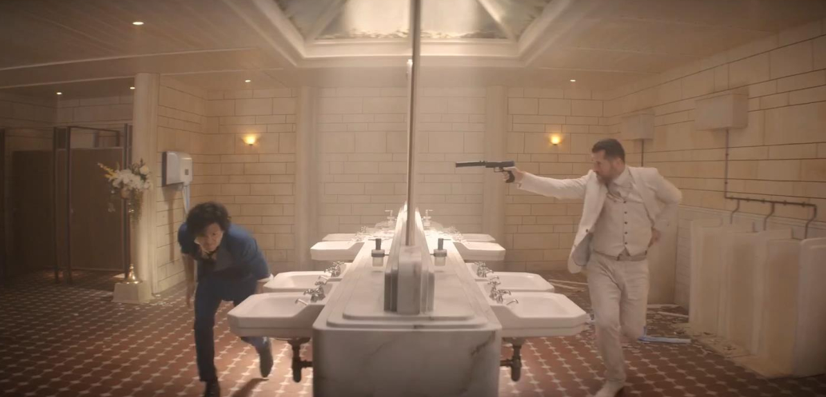 Pelea en el baño