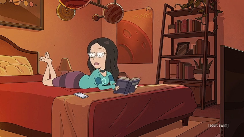Morty llama a su enamorada